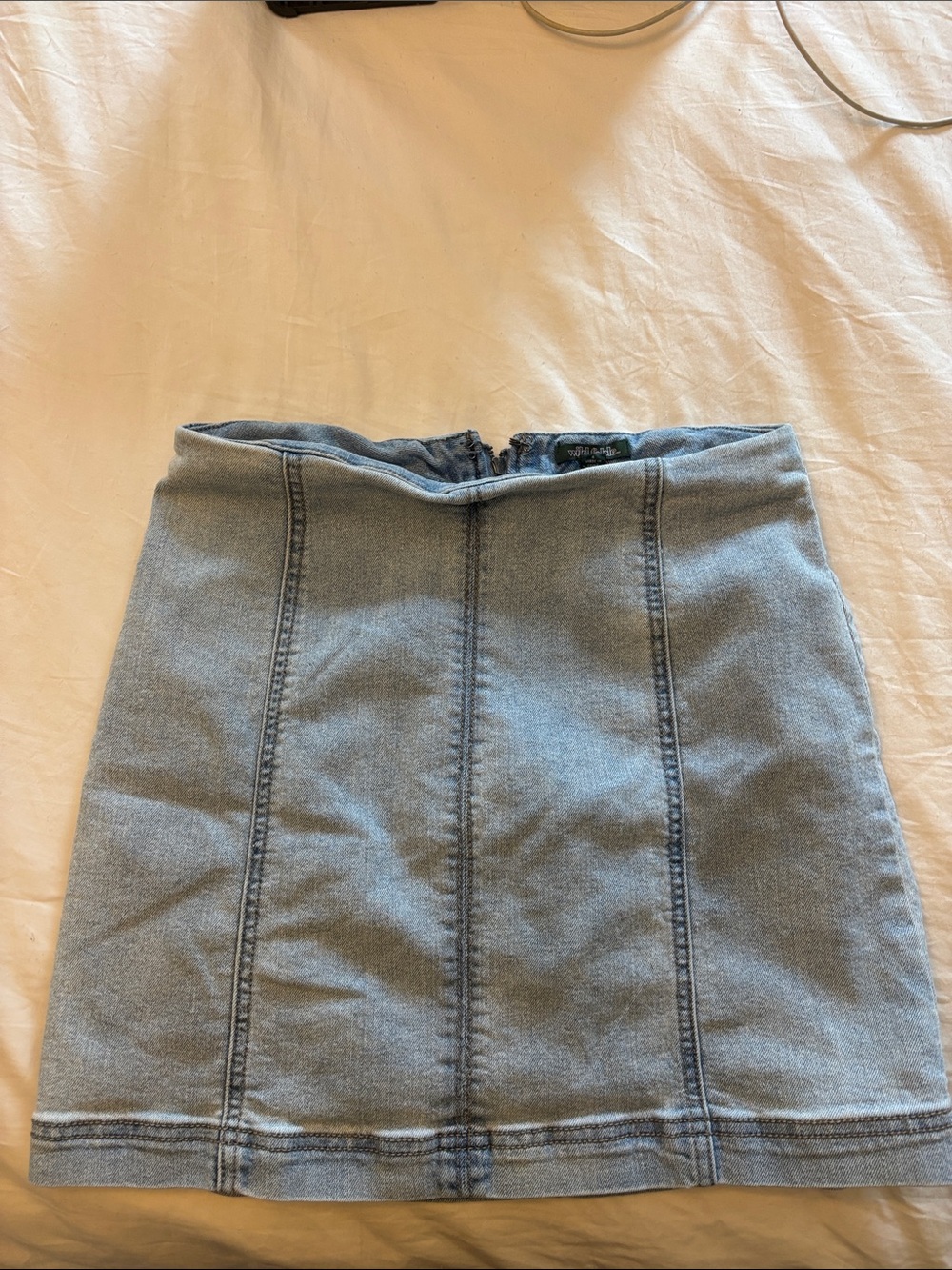 wild fable Light Blue Denim Mini Skirt